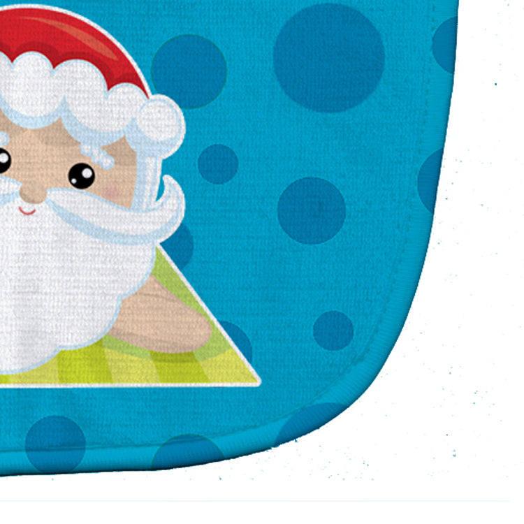 Beach Santa Claus #8 Baby Bib Easy-Clean Baby Bib Baby Feeding Accessory Baby Mealtime Essential, 10 x 13, Multicolor
