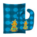 Robot Dog Baby Bib & Burp Cloth Easy-Clean Baby Bib Baby Feeding Accessory Baby Mealtime Essential