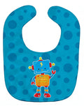 Robot Baby Bib Easy-Clean Baby Bib Baby Feeding Accessory Baby Mealtime Essential, 10 x 13, Multicolor
