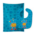 Robot Baby Bib & Burp Cloth Easy-Clean Baby Bib Baby Feeding Accessory Baby Mealtime Essential