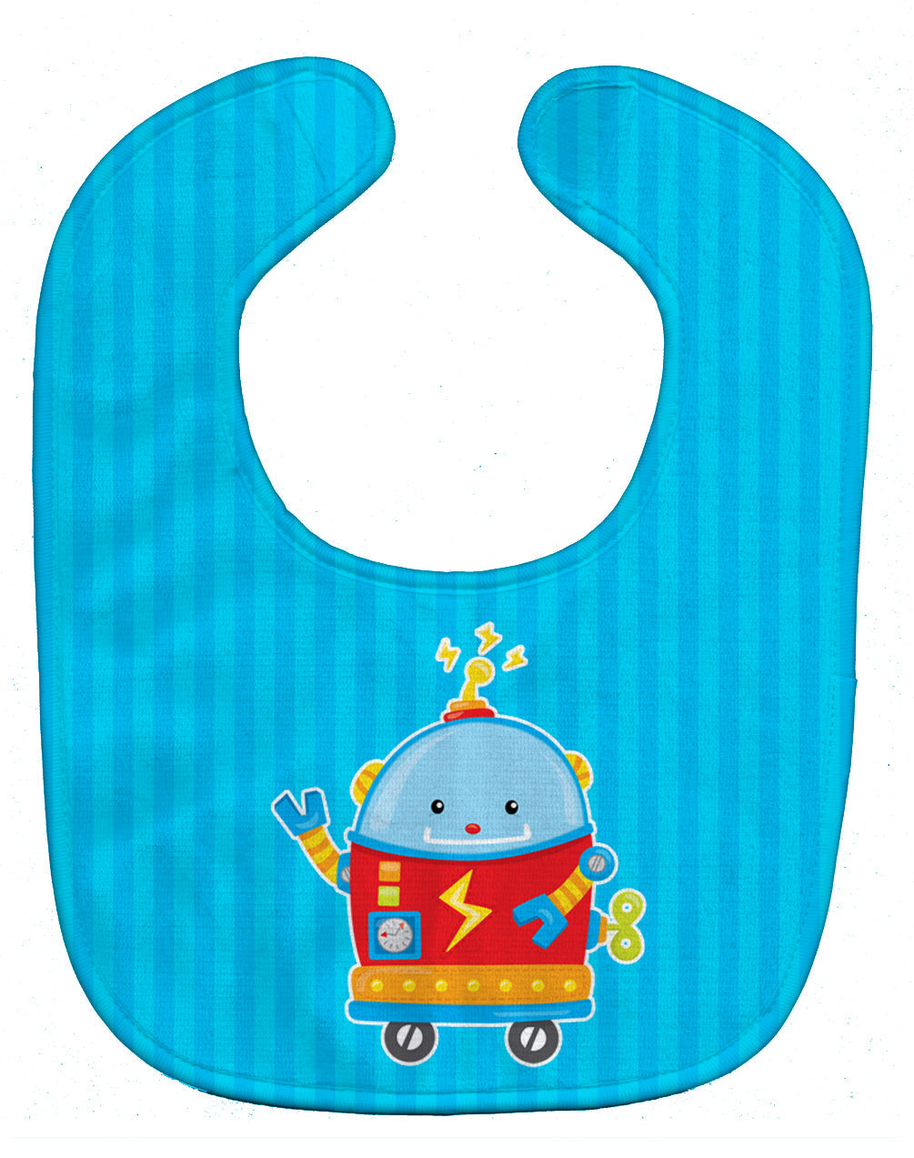 Robot #2 Baby Bib Easy-Clean Baby Bib Baby Feeding Accessory Baby Mealtime Essential, 10 x 13, Multicolor