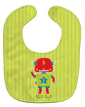 Robot #3 Baby Bib Easy-Clean Baby Bib Baby Feeding Accessory Baby Mealtime Essential, 10 x 13, Multicolor
