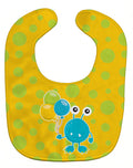 Birthday Monster with Balloons Baby Bib Easy-Clean Baby Bib Baby Feeding Accessory Baby Mealtime Essential, 10 x 13, Multicolor