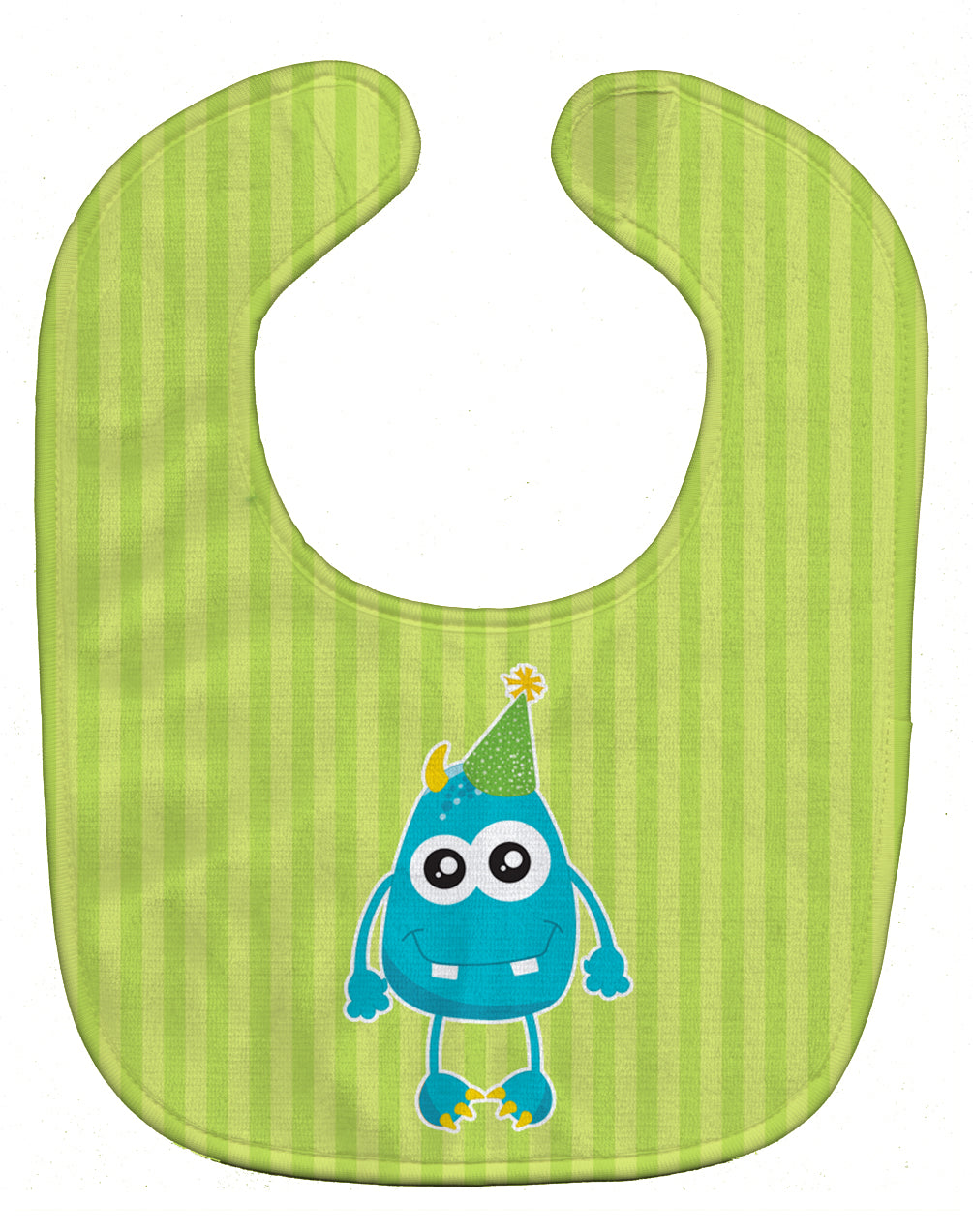 Birthday Monster Baby Bib Easy-Clean Baby Bib Baby Feeding Accessory Baby Mealtime Essential, 10 x 13, Multicolor