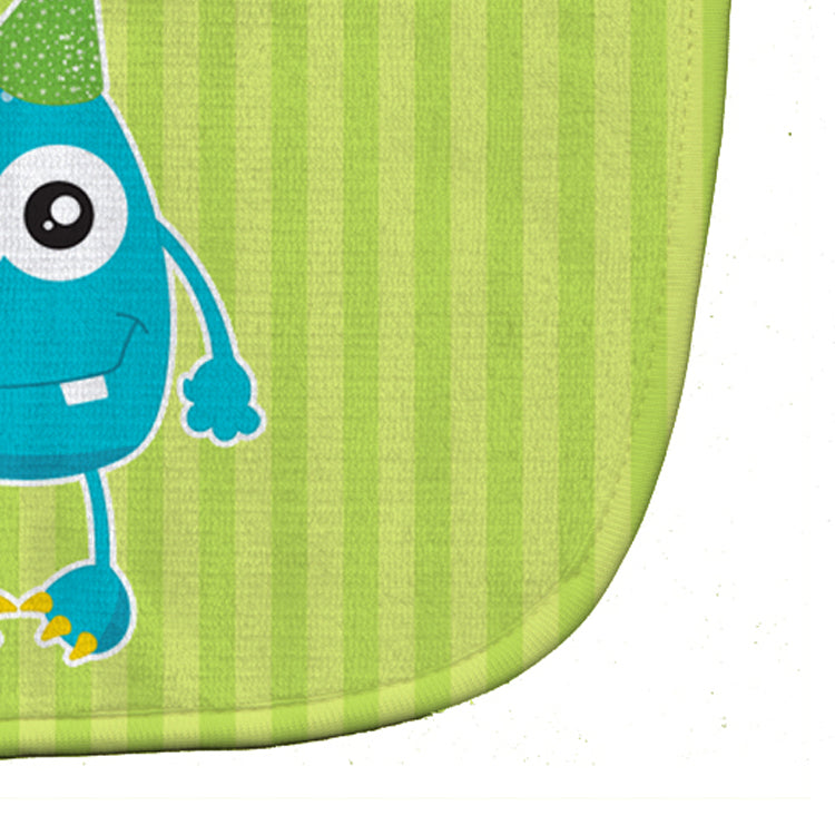 Birthday Monster Baby Bib Easy-Clean Baby Bib Baby Feeding Accessory Baby Mealtime Essential, 10 x 13, Multicolor