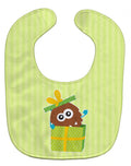 Birthday Monster Present Baby Bib Easy-Clean Baby Bib Baby Feeding Accessory Baby Mealtime Essential, 10 x 13, Multicolor