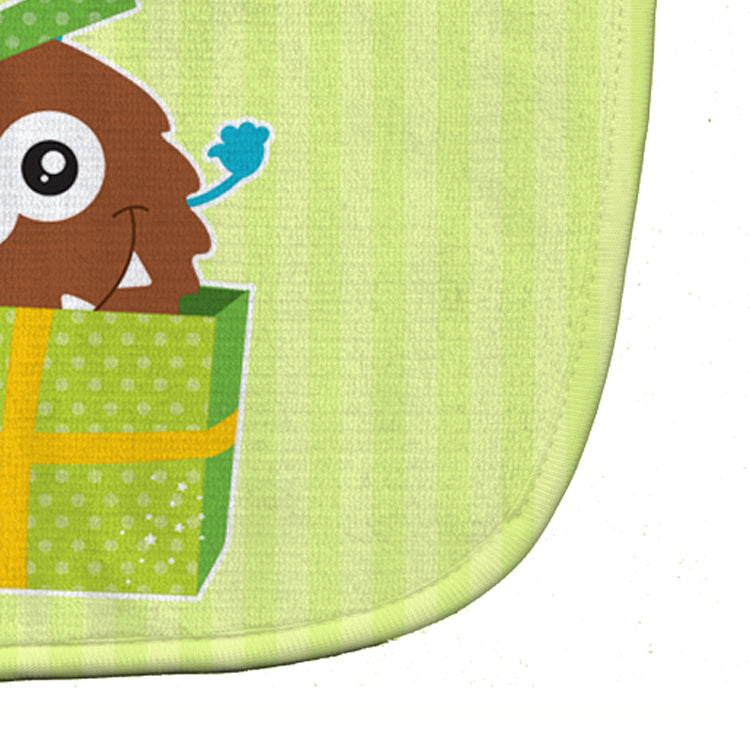 Birthday Monster Present Baby Bib Easy-Clean Baby Bib Baby Feeding Accessory Baby Mealtime Essential, 10 x 13, Multicolor