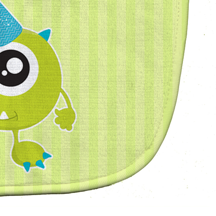 Birthday Monster Hat Baby Bib Easy-Clean Baby Bib Baby Feeding Accessory Baby Mealtime Essential, 10 x 13, Multicolor