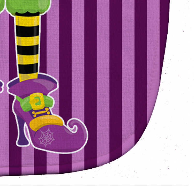 Halloween Witches Legs Baby Bib Easy-Clean Baby Bib Baby Feeding Accessory Baby Mealtime Essential, 10 x 13, Multicolor