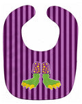 Halloween Monster Feet Baby Bib Easy-Clean Baby Bib Baby Feeding Accessory Baby Mealtime Essential, 10 x 13, Multicolor