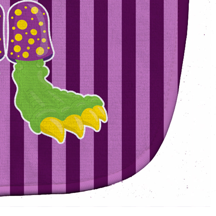 Halloween Monster Feet Baby Bib Easy-Clean Baby Bib Baby Feeding Accessory Baby Mealtime Essential, 10 x 13, Multicolor