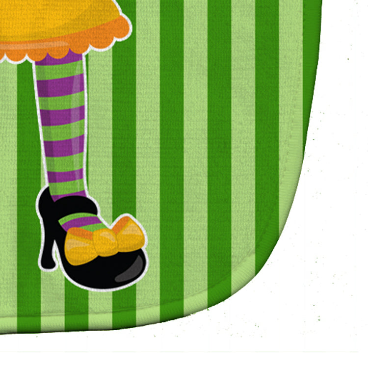 Halloween Witch's Feet Baby Bib Easy-Clean Baby Bib Baby Feeding Accessory Baby Mealtime Essential, 10 x 13, Multicolor