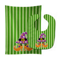 Halloween Witch's Feet #2 Baby Bib & Burp Cloth Easy-Clean Baby Bib Baby Feeding Accessory Baby Mealtime Essential