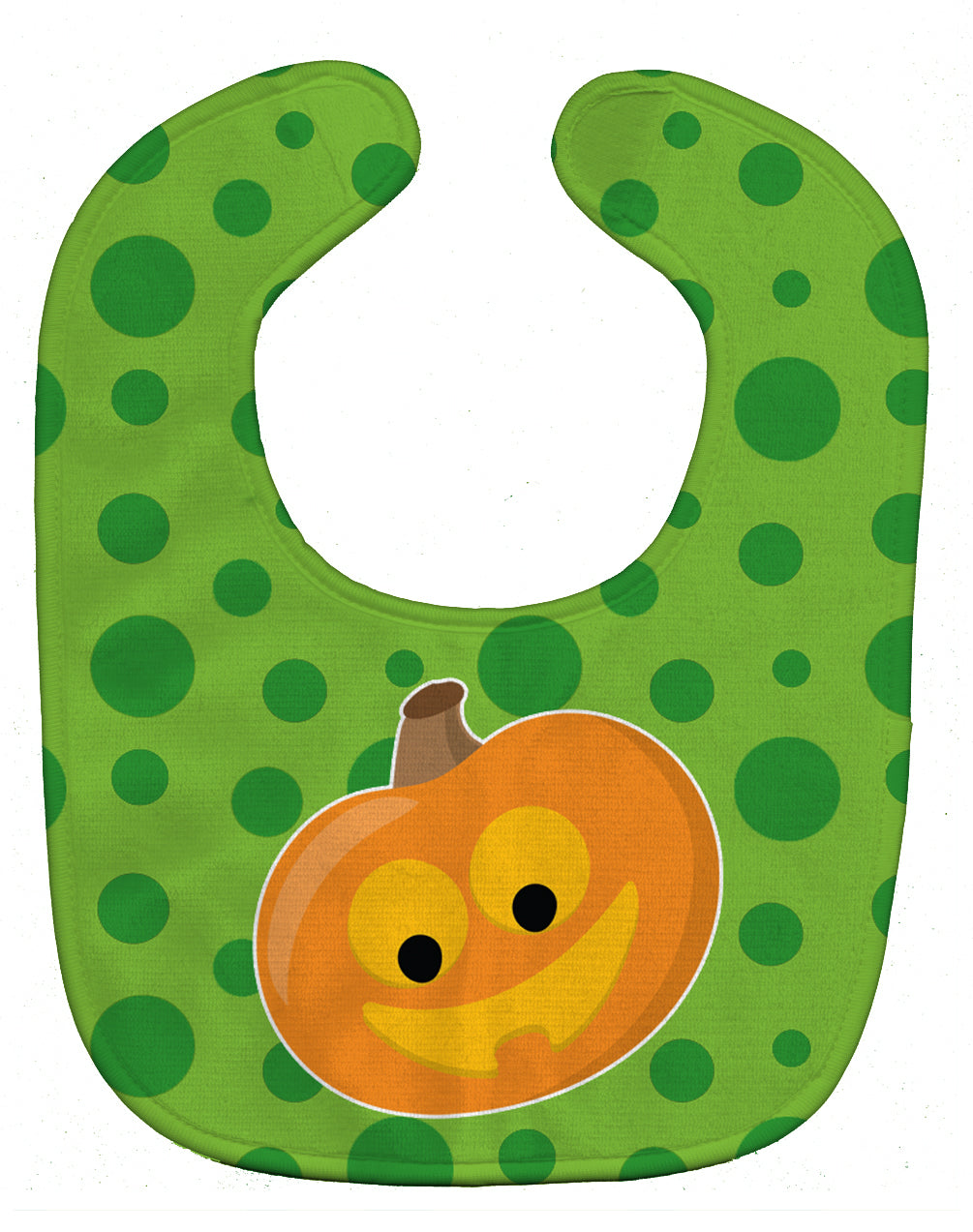 Halloween JackOLantern Baby Bib Easy-Clean Baby Bib Baby Feeding Accessory Baby Mealtime Essential, 10 x 13, Multicolor