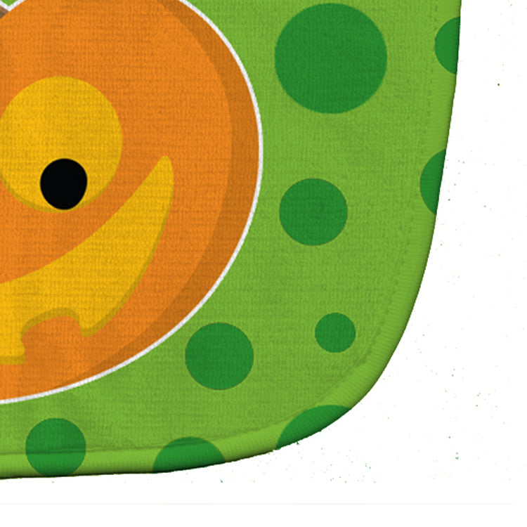 Halloween JackOLantern Baby Bib Easy-Clean Baby Bib Baby Feeding Accessory Baby Mealtime Essential, 10 x 13, Multicolor