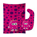 Monster Baby Bib & Burp Cloth Easy-Clean Baby Bib Baby Feeding Accessory Baby Mealtime Essential