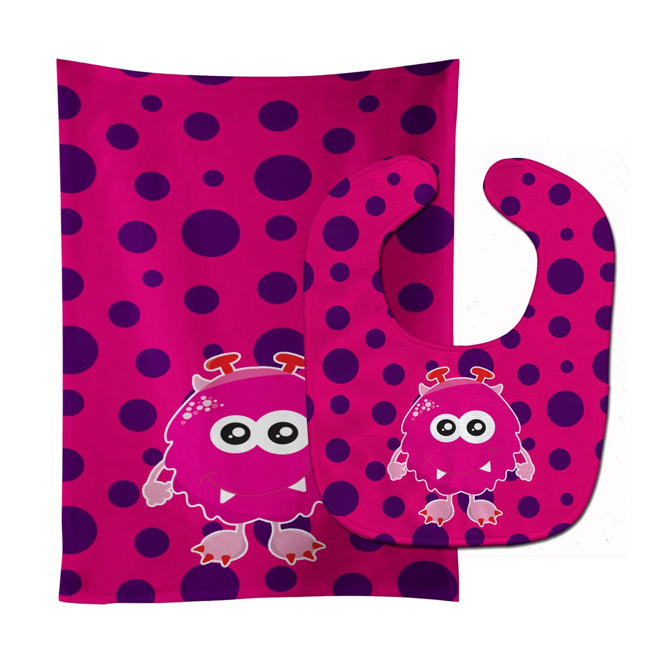 Monster Baby Bib & Burp Cloth Easy-Clean Baby Bib Baby Feeding Accessory Baby Mealtime Essential