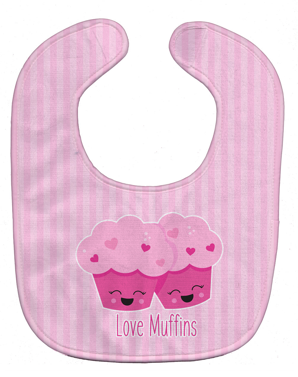 Love Muffins Baby Bib Easy-Clean Baby Bib Baby Feeding Accessory Baby Mealtime Essential, 10 x 13, Multicolor