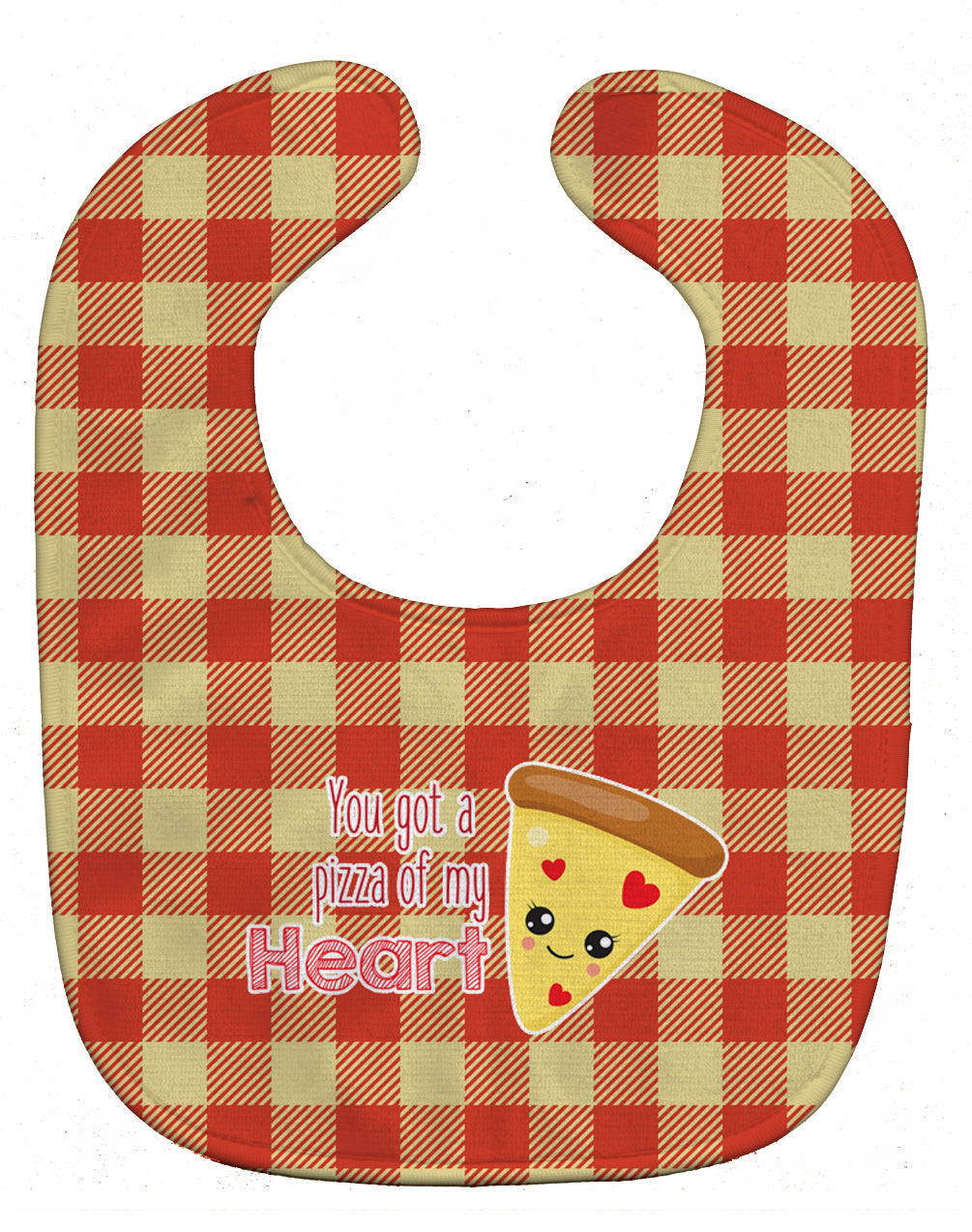 You got a Pizza of my Heart Baby Bib Easy-Clean Baby Bib Baby Feeding Accessory Baby Mealtime Essential, 10 x 13, Multicolor