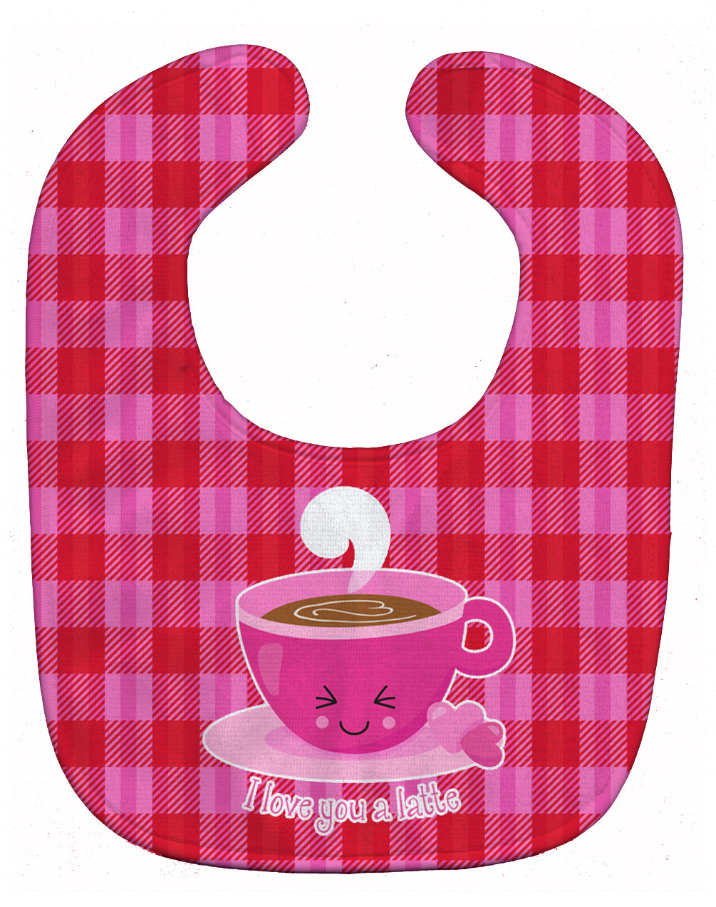 I love you a Latte Baby Bib Easy-Clean Baby Bib Baby Feeding Accessory Baby Mealtime Essential, 10 x 13, Multicolor