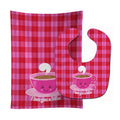 I love you a Latte Baby Bib & Burp Cloth Easy-Clean Baby Bib Baby Feeding Accessory Baby Mealtime Essential