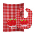 I love you from my head to-ma-toes Baby Bib & Burp Cloth Easy-Clean Baby Bib Baby Feeding Accessory Baby Mealtime Essential