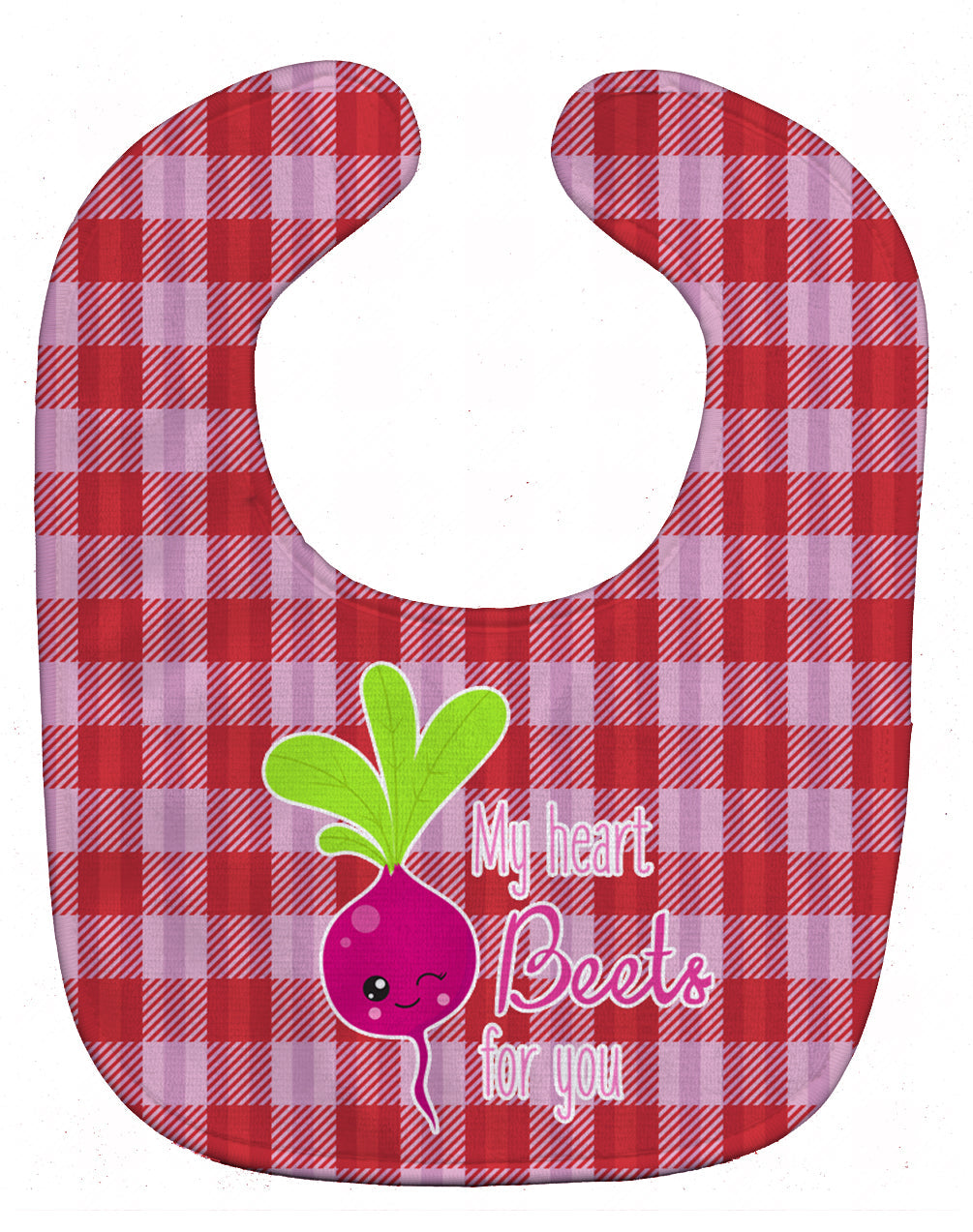 My heart Beets for You Baby Bib Easy-Clean Baby Bib Baby Feeding Accessory Baby Mealtime Essential, 10 x 13, Multicolor