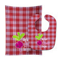 My heart Beets for You Baby Bib & Burp Cloth Easy-Clean Baby Bib Baby Feeding Accessory Baby Mealtime Essential