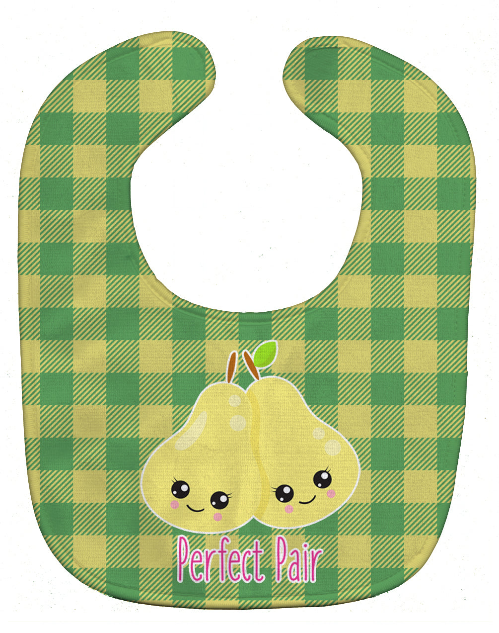 Perfect Pear Baby Bib Easy-Clean Baby Bib Baby Feeding Accessory Baby Mealtime Essential, 10 x 13, Multicolor
