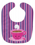 Latte Baby Bib Easy-Clean Baby Bib Baby Feeding Accessory Baby Mealtime Essential, 10 x 13, Multicolor