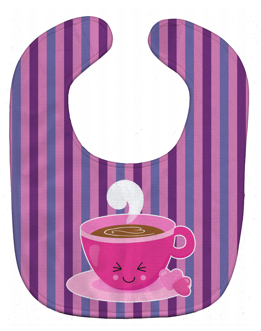 Latte Baby Bib Easy-Clean Baby Bib Baby Feeding Accessory Baby Mealtime Essential, 10 x 13, Multicolor