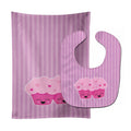 Muffins Baby Bib & Burp Cloth Easy-Clean Baby Bib Baby Feeding Accessory Baby Mealtime Essential
