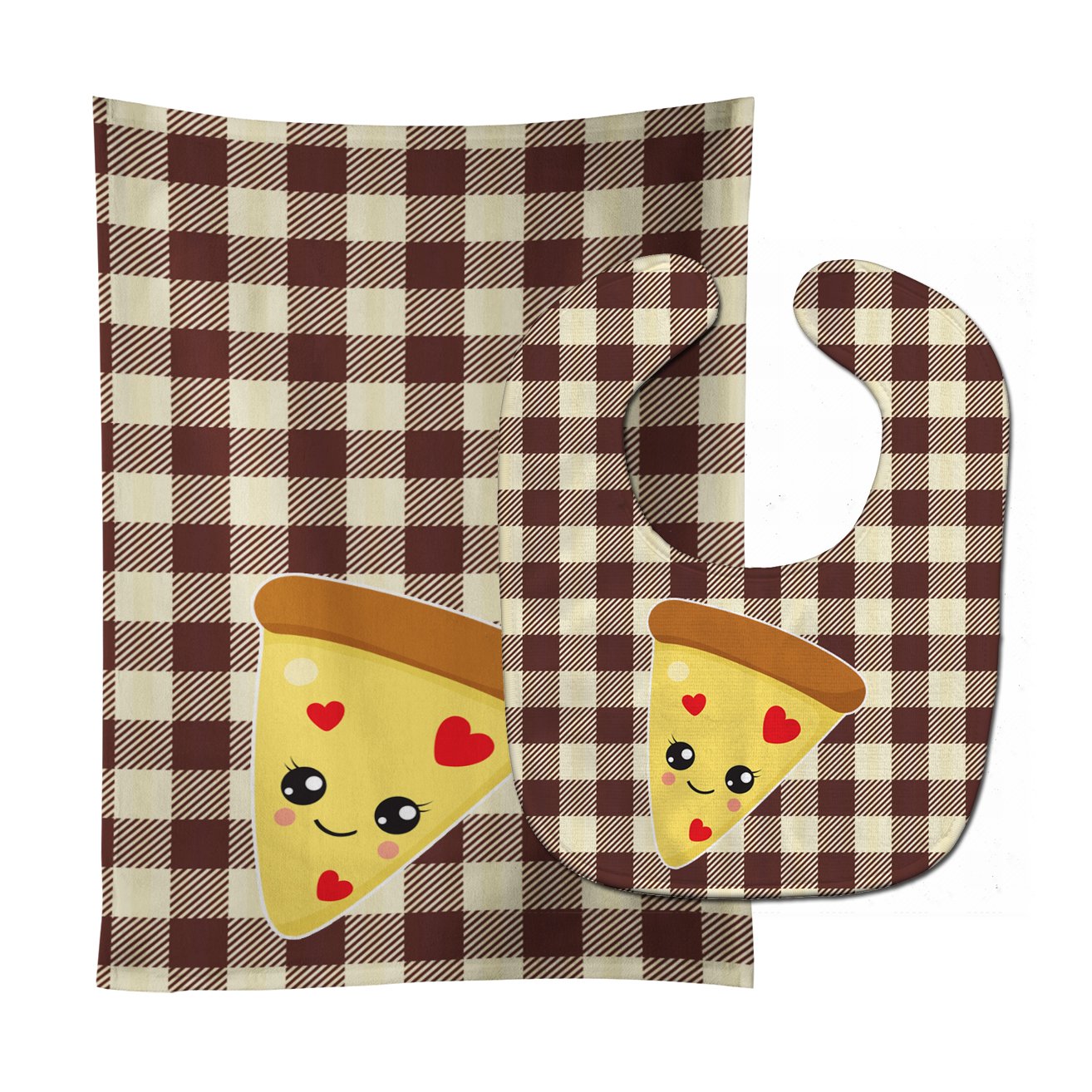 Pizza Baby Bib & Burp Cloth Easy-Clean Baby Bib Baby Feeding Accessory Baby Mealtime Essential