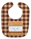 Smores Baby Bib Easy-Clean Baby Bib Baby Feeding Accessory Baby Mealtime Essential, 10 x 13, Multicolor