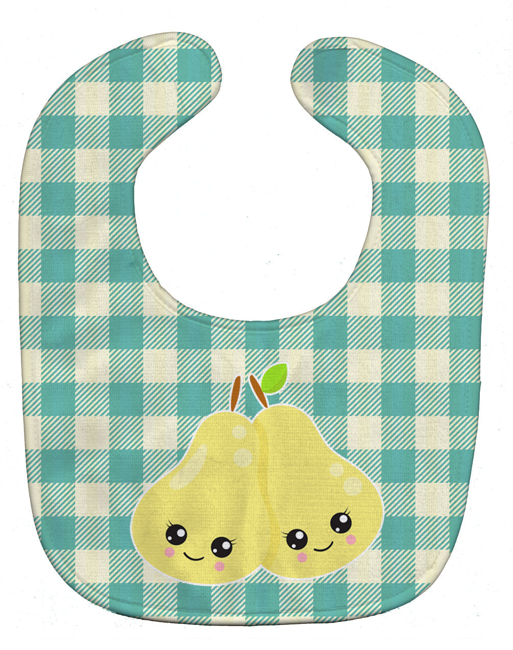 Pears Baby Bib Easy-Clean Baby Bib Baby Feeding Accessory Baby Mealtime Essential, 10 x 13, Multicolor