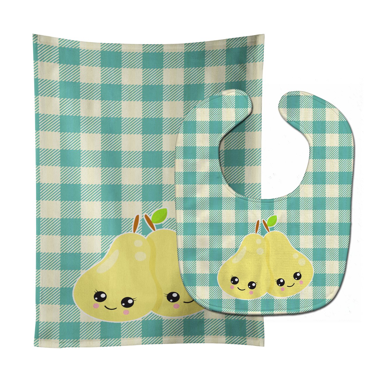 Pears Baby Bib & Burp Cloth Easy-Clean Baby Bib Baby Feeding Accessory Baby Mealtime Essential