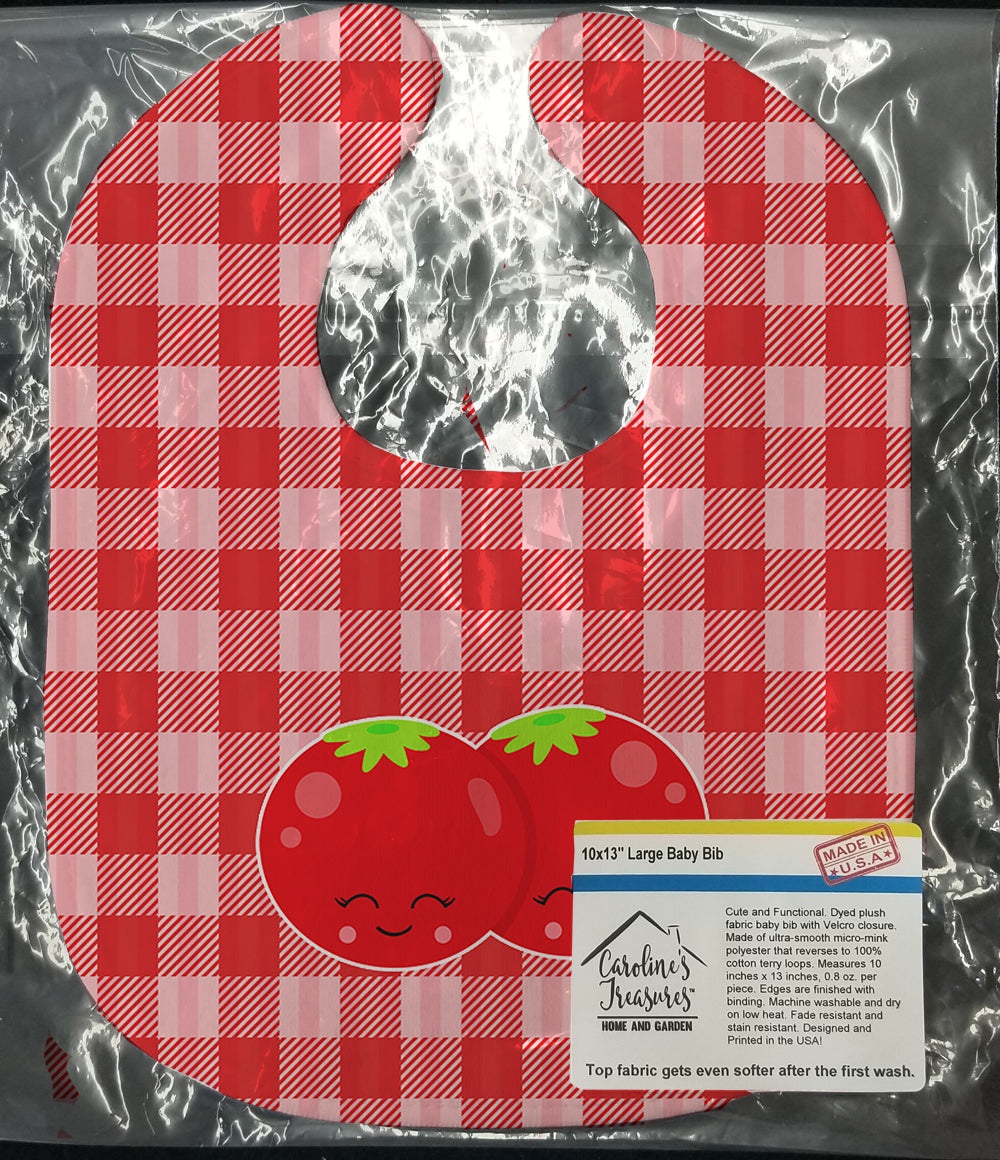 Tomatoes Baby Bib Easy-Clean Baby Bib Baby Feeding Accessory Baby Mealtime Essential, 10 x 13, Multicolor