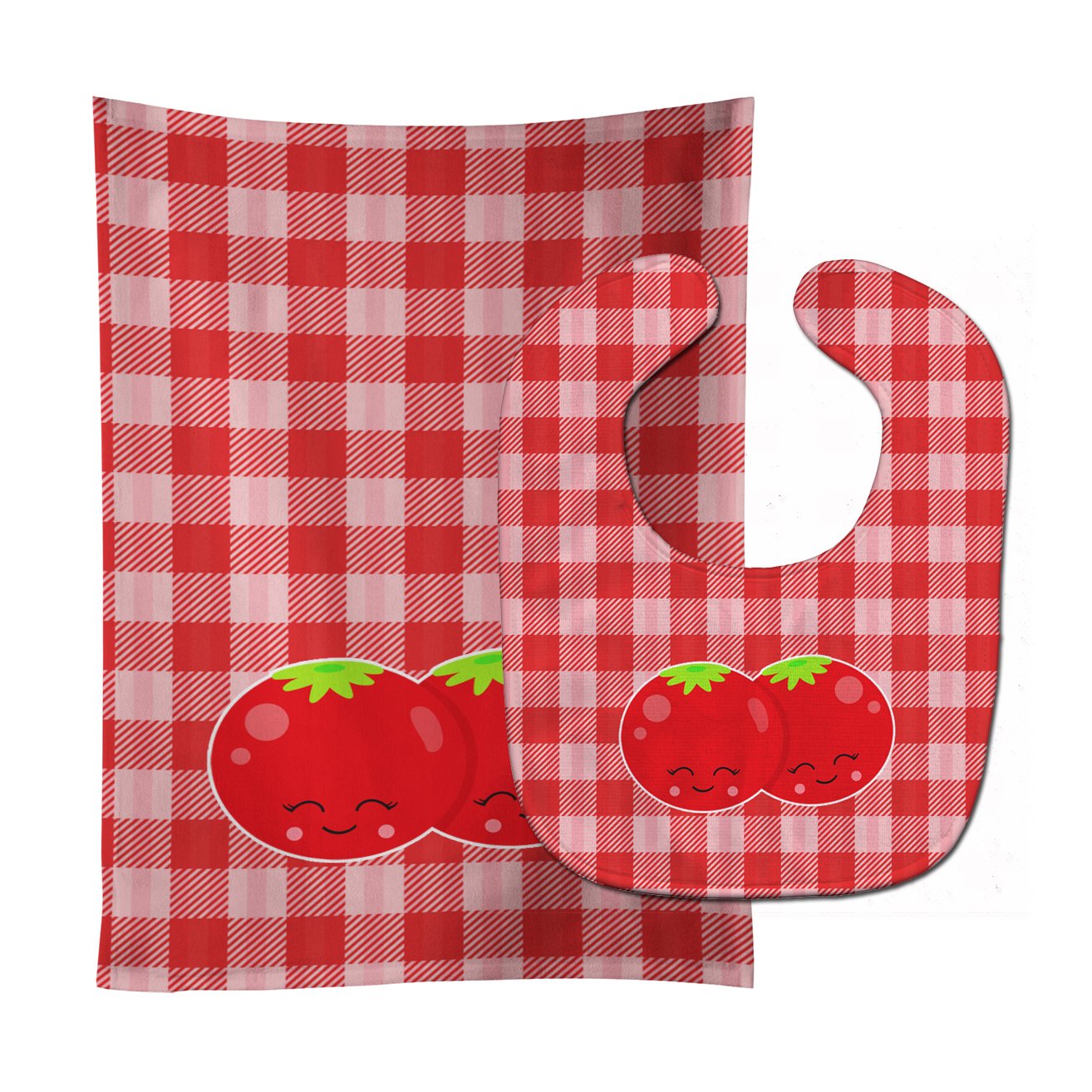 Tomatoes Baby Bib & Burp Cloth Easy-Clean Baby Bib Baby Feeding Accessory Baby Mealtime Essential