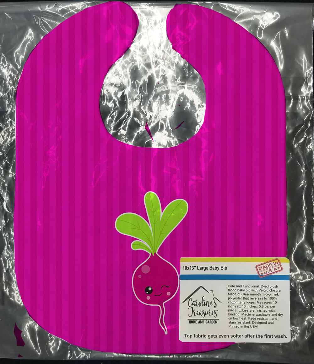 Beet Baby Bib Easy-Clean Baby Bib Baby Feeding Accessory Baby Mealtime Essential, 10 x 13, Multicolor