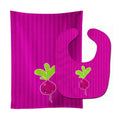 Beet Baby Bib & Burp Cloth Easy-Clean Baby Bib Baby Feeding Accessory Baby Mealtime Essential