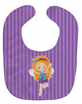 Ginger Haired Fairy #2 Baby Bib Easy-Clean Baby Bib Baby Feeding Accessory Baby Mealtime Essential, 10 x 13, Multicolor