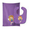 Ginger Haired Fairy #2 Baby Bib & Burp Cloth Easy-Clean Baby Bib Baby Feeding Accessory Baby Mealtime Essential