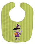 Halloween Witch #2 Baby Bib Easy-Clean Baby Bib Baby Feeding Accessory Baby Mealtime Essential, 10 x 13, Multicolor