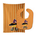 Halloween Witch's Hat and Legs Baby Bib & Burp Cloth Easy-Clean Baby Bib Baby Feeding Accessory Baby Mealtime Essential