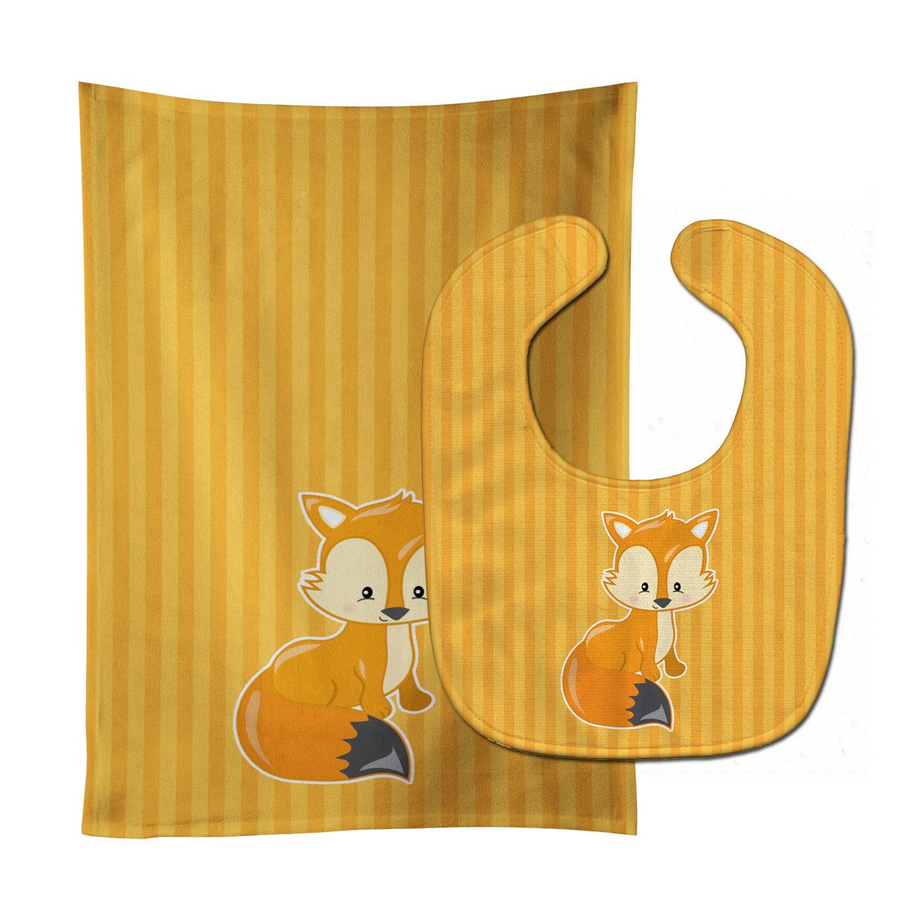 Fox Baby Bib & Burp Cloth Easy-Clean Baby Bib Baby Feeding Accessory Baby Mealtime Essential