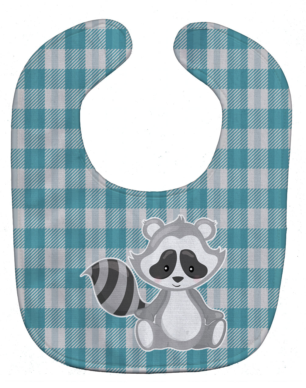 Raccoon Baby Bib Easy-Clean Baby Bib Baby Feeding Accessory Baby Mealtime Essential, 10 x 13, Multicolor