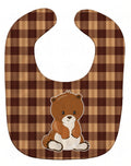 Bear Baby Bib Easy-Clean Baby Bib Baby Feeding Accessory Baby Mealtime Essential, 10 x 13, Multicolor