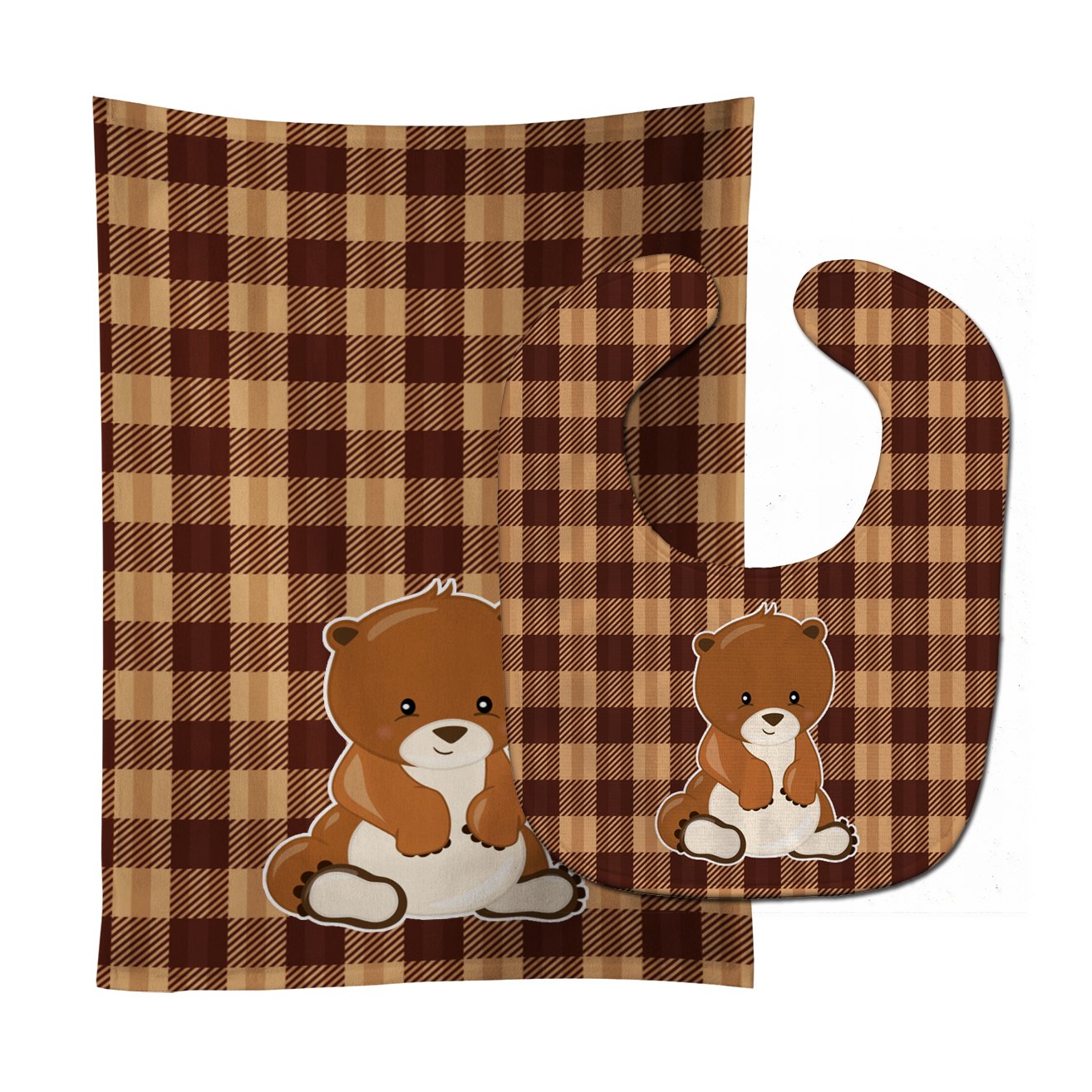 Bear Baby Bib & Burp Cloth Easy-Clean Baby Bib Baby Feeding Accessory Baby Mealtime Essential