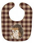 Porcupine Baby Bib Easy-Clean Baby Bib Baby Feeding Accessory Baby Mealtime Essential, 10 x 13, Multicolor