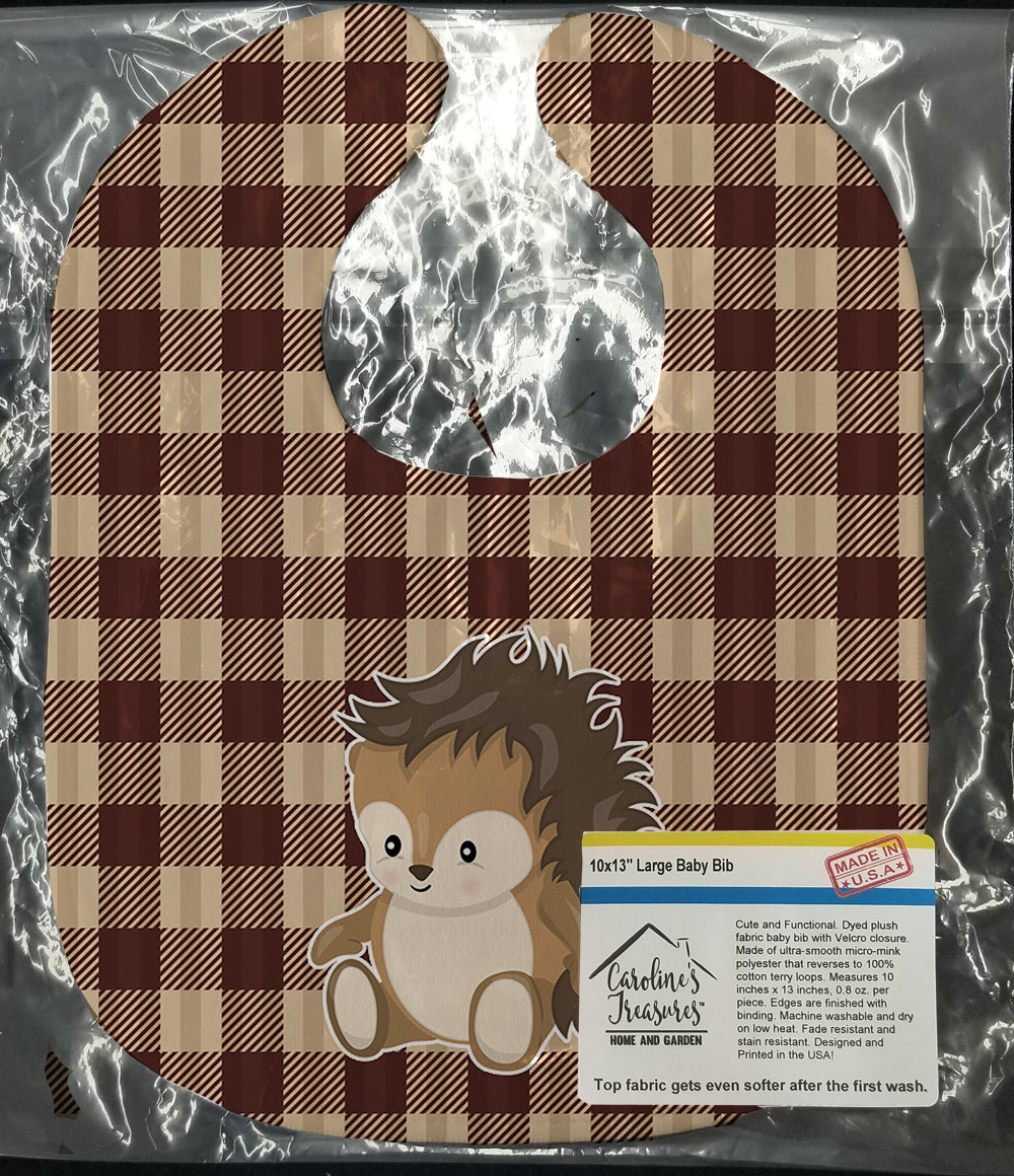 Porcupine Baby Bib Easy-Clean Baby Bib Baby Feeding Accessory Baby Mealtime Essential, 10 x 13, Multicolor